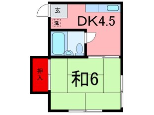 タマハイツの物件間取画像